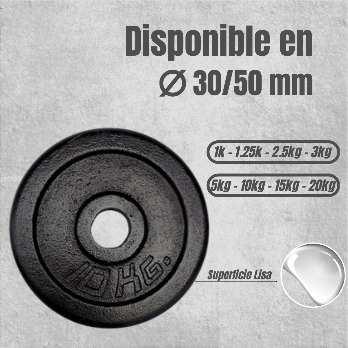 DISCOS LISOS CLÁSICOS (Precio por Kg)
